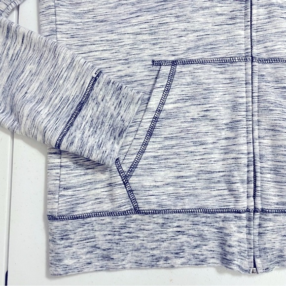 NEW ENGLAND PATRIOTS Women's Space-Dye Full-Zip Fleece Hoodie size M - Picture 15 of 16